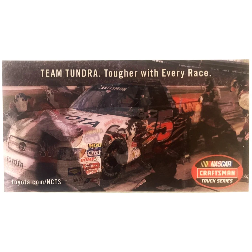 Rare 2005 NASCAR Winston Craftsman Toyota Tundra Hologram Card