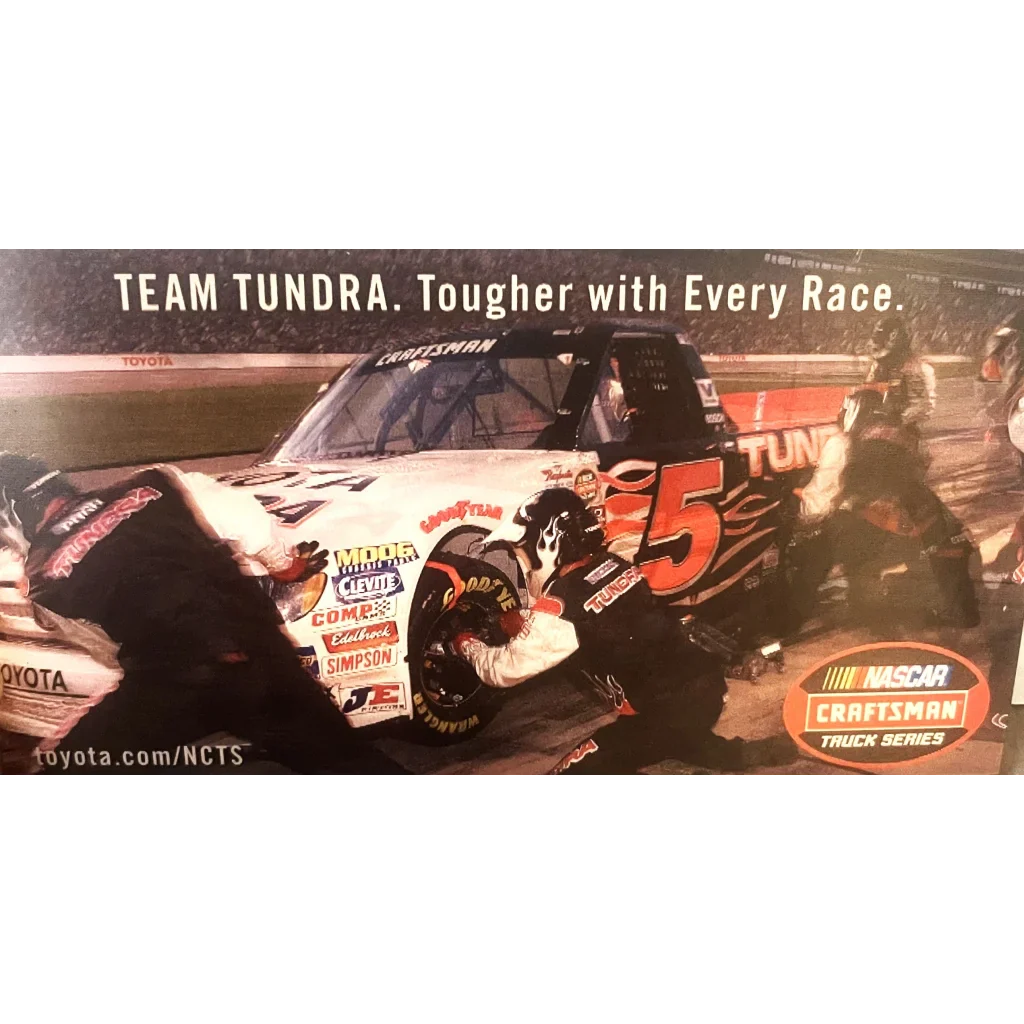 Rare 2005 NASCAR Winston Craftsman Toyota Tundra Hologram Card
