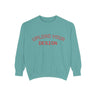Customizable Unisex Garment-Dyed Sweatshirt, Personalized Gift, Cozy Streetwear, Casual Outfit, Unique Design Sweatshirt