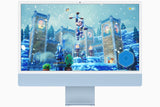 2021 Apple iMac 24-inch - M1 Chip 8-Core CPU/GPU 8GB RAM 512GB SSD Blue | Excellent