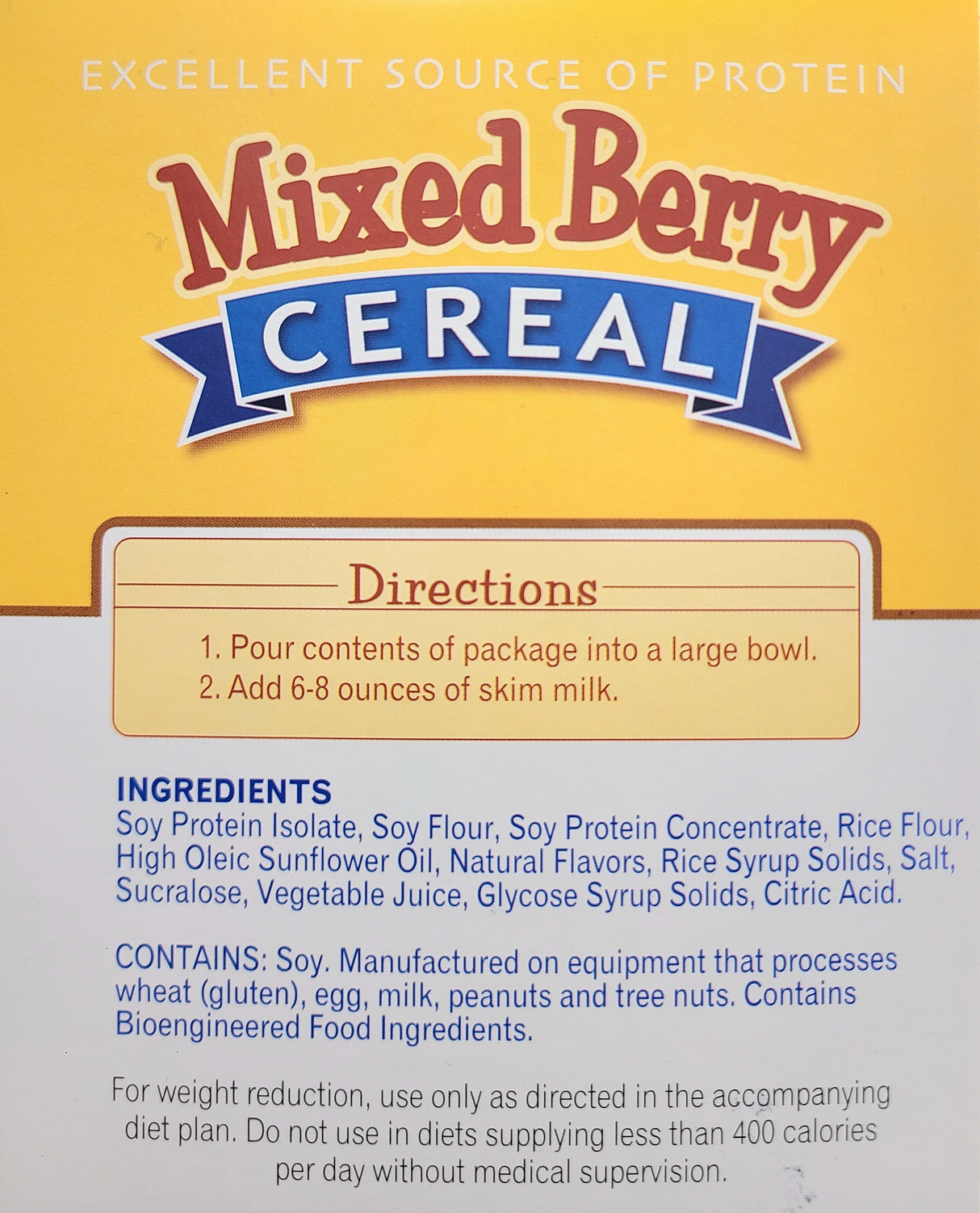 Mixed Berry Cereal