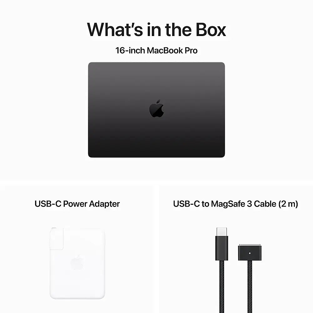 2023 Apple MacBook Pro 16-inch M3 Max – 40-Core GPU 128GB RAM 4TB SSD | Space Black