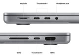 2021 Apple MacBook Pro 14-inch – M1 Max 32-Core GPU 64GB RAM 2TB SSD | Space Gray