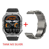 2024 KOSPET TANK M3 Smartwatches For Men Women Rugged Smart Watch 480mAh AOD Bluetooth Fitness Electronic Digital AMOLED Watches