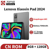 2024 Lenovo Xiaoxin Pad 8 GB 128GB ROM 11"  LCD Screen Qualcomm Snapdragon 685 Octa Core WIFI Tablet Android CN Version Tab