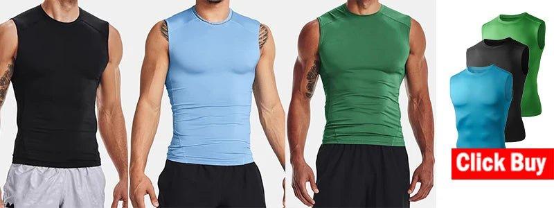 2025 Compression T Shirt Men Summer Sportswear Running T-shirt Elastic Quick Dry Sport Tops Tee Athletic Gym Workout Shirts Men