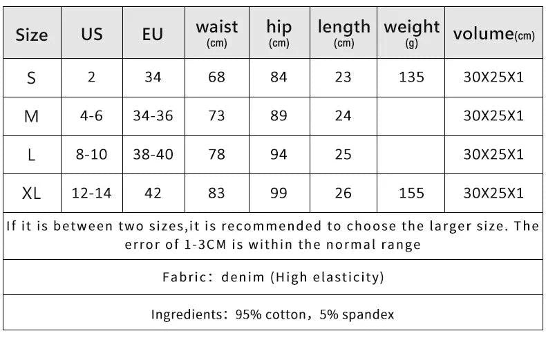 2025 Summer Vibe Women's High-Waisted Sexy Denim Shorts with Button Detail