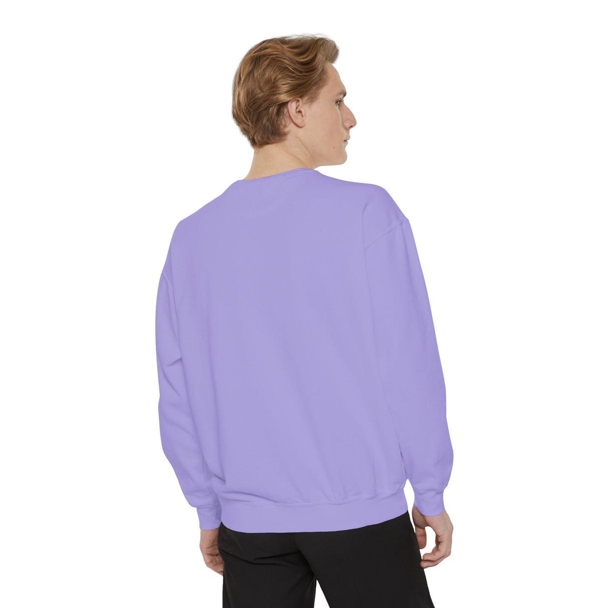Customizable Unisex Garment-Dyed Sweatshirt, Personalized Gift, Cozy Streetwear, Casual Outfit, Unique Design Sweatshirt