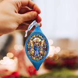 Adorno de cristal con forma de ángel del mar de G. Debrekht - Decoración navideña - 757-044