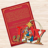 Adornos de madera para el Nacimiento Regal Joy de G. DeBrekht - Decoración navideña - 8121456