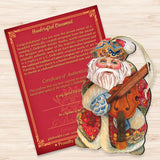 Musician Santa Wooden Ornaments by G. DeBrekht - Christmas Santa Snowman Decor - 8116213