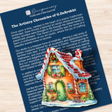 Christmas Is Here Decorative Wooden Clip-on Ornaments Set of 3 by G. Debrekht - Christmas Decor - 8091028C-S3