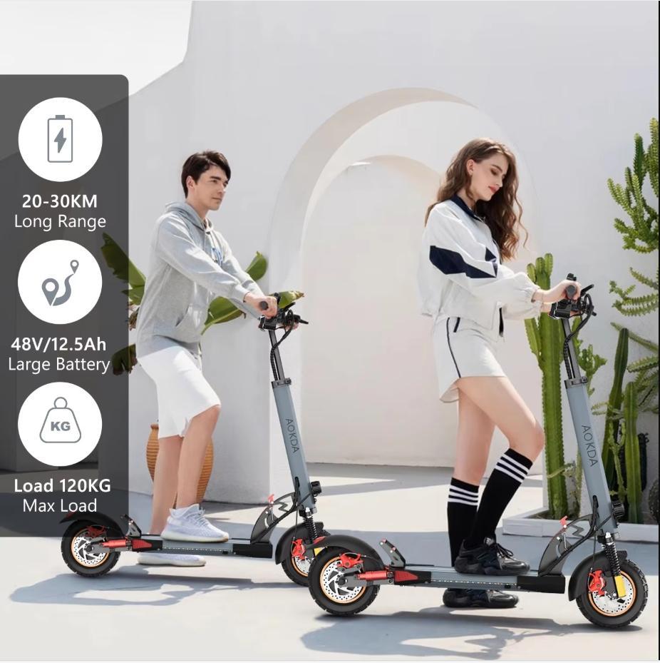 Patinete eléctrico de viaje compartido plegable Oakda A1 de dos ruedas (UE/EE. UU.)