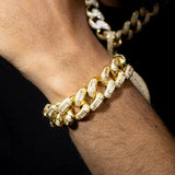20mm Luxury Gold Cuban Bracelet