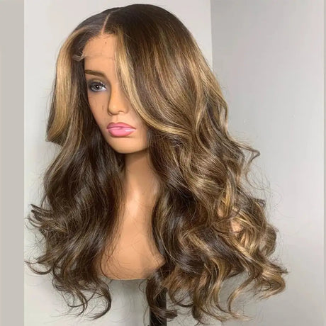 Medium And Long Curly Fashion Female Big Wave Real Human Hair Wig - Lootquake