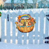 Noah's Ark Nativity Door Decor by G. DeBrekht - Nativity Holiday Decor - 8114050H