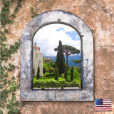 Castle by the Sea Wooden Wall Art by G. DeBrekht - Coastal Sea-Life Decor - 8491002W