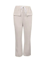 Women's Solid Color Casual Drawstring Tied Sports Pants - Lootquake