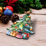 Christmas Tree Decorative Wooden Clip-on Ornaments Set of 3 by G. Debrekht - Christmas Decor - 8091044C-S3