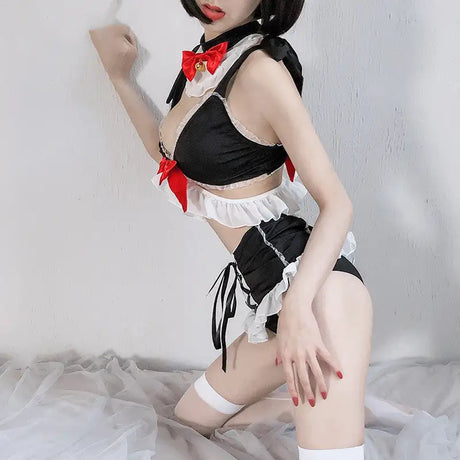 Sexy lingerie cute maid suit - Lootquake