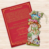 Hailey Hare Wooden Ornaments Easter by Jamie Mills-Price - Easter Spring Decor - 8457603