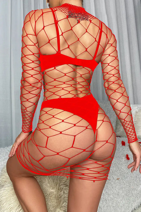 Women's Long-sleeved Mesh Sexy Lingerie - Lootquake