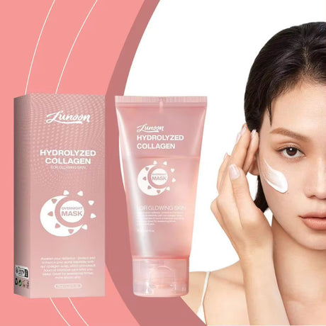 Face Night Mask Collagen Wrapping Mask Natural Ingredients Firming Elasticity & Hydration Anti-wrinkle For Skin Care - Lootquake