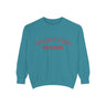 Customizable Unisex Garment-Dyed Sweatshirt, Personalized Gift, Cozy Streetwear, Casual Outfit, Unique Design Sweatshirt