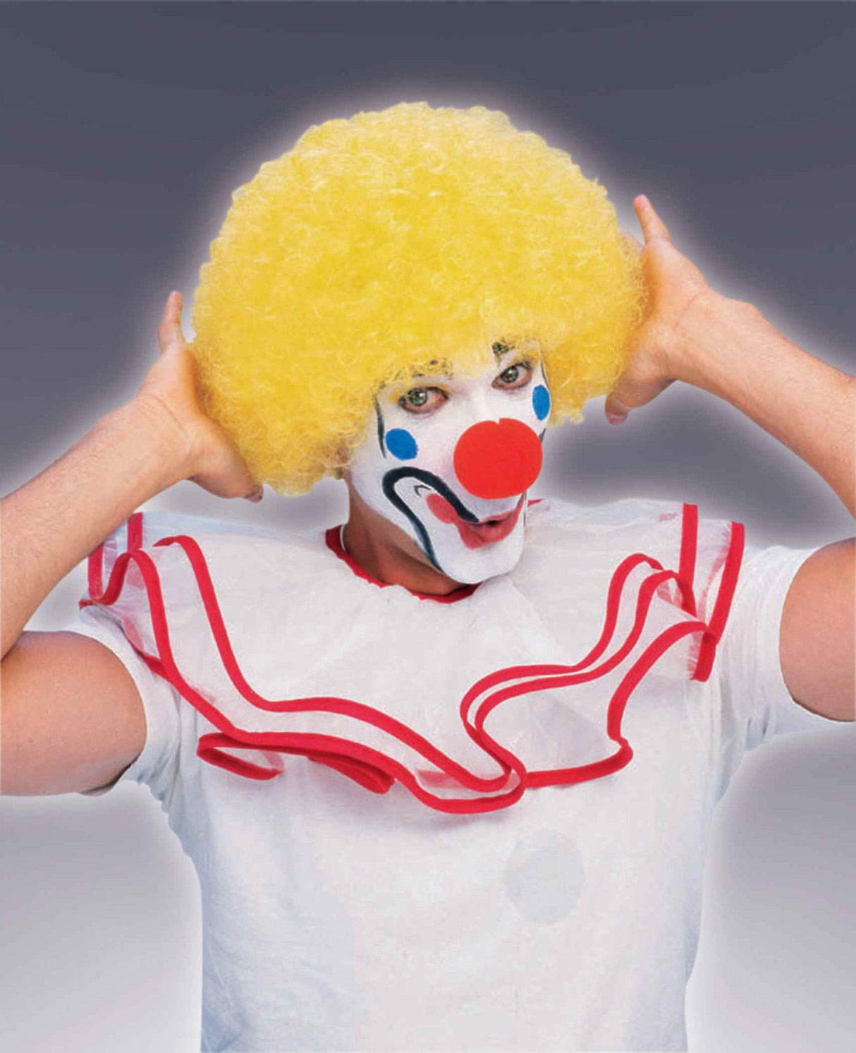 Clown Wigs Yellow Afro Clown Costume Wigs