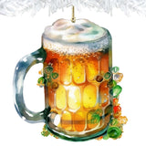 Irish Beer Mug Wooden Ornaments by G. DeBrekht Celtic St Patrick Decor - 8652775