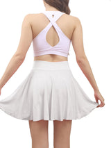 High Waisted Womens Tennis Skirt Shortswith Pockets - Lootquake