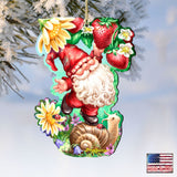 Sweet Summer Gnome Dwarf Wooden Ornaments by Gelsinger - Easter Spring Decor - 8461062-DG
