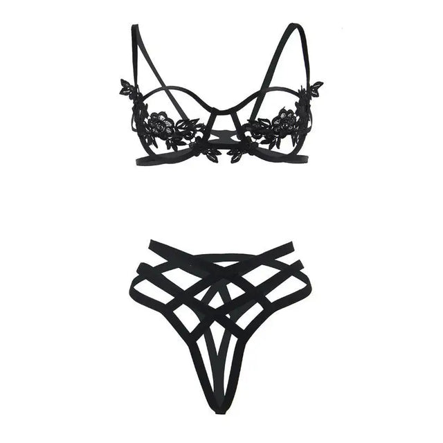 Sexy lingerie three-point suit - Lootquake