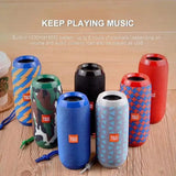 Wireless Bluetooth Speaker 10W Waterproof Column Subwoofer Portable Soundbar - Lootquake