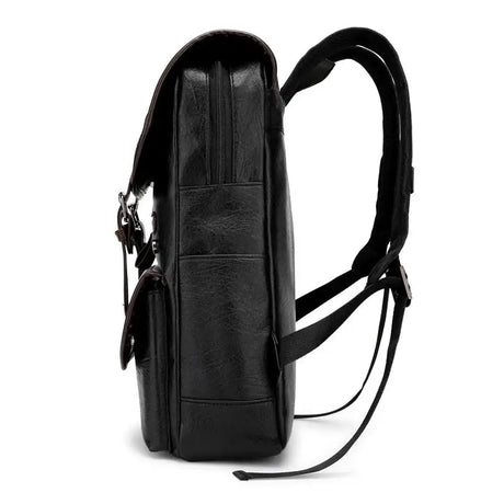 New PU waterproof backpack student computer bag - Lootquake