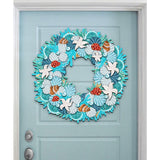 Coastal Holiday Door Wreath by G. DeBrekht - Coastal Holiday Decor - 8185306H