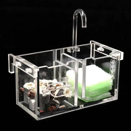 Put The Wet Filter Box On The Filter To Separate The Fish Tank - Lootquake