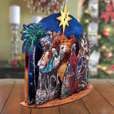 Conjunto decorativo de aldea "El Viaje de los Reyes Magos" de D. Gelsinger - Decoración navideña - 852768