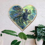 For the Love of a Mermaid Wall Hanger by Josephine Wall - Coastal Sea-Life Decor - 8472111H-JW