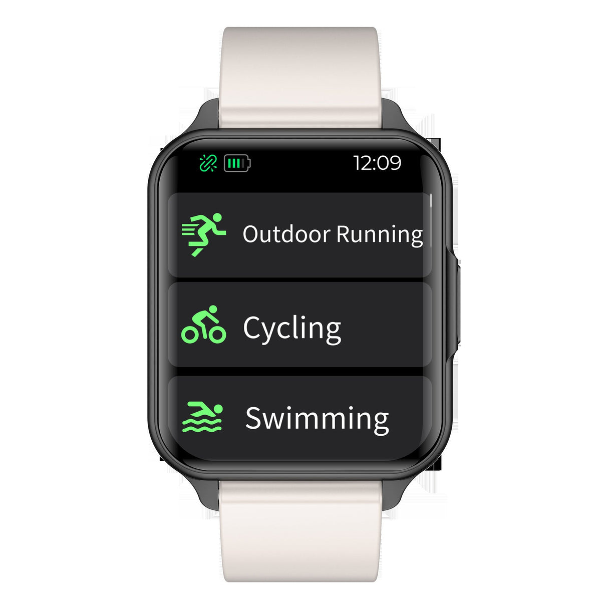 Waterproof Sports Watch Temp Heart Rate