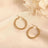 Golden Twist Weave Twisted Wire Hoop Earrings - Lootquake