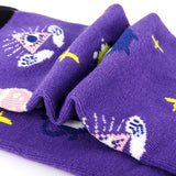 1 par de calcetines de bruja para mujer, cómodos y a la moda, regalos de bruja para Halloween, regalos de cumpleaños para hermana y esposa.