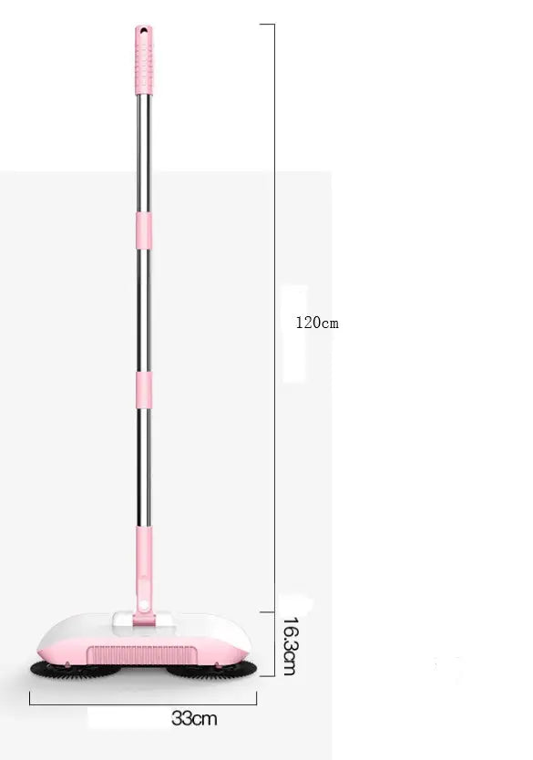 Hand Push Sweeper Household Broom Dustpan Mop Floor All-in-one Machine Gift Mop Sweeper - Lootquake