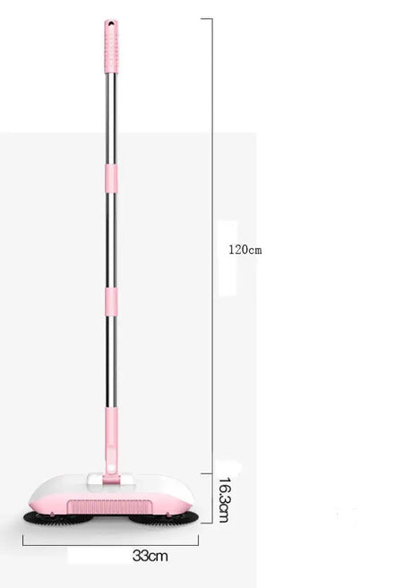 Hand Push Sweeper Household Broom Dustpan Mop Floor All-in-one Machine Gift Mop Sweeper - Lootquake