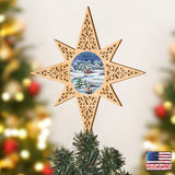 Adorno para la punta del árbol "País de las Maravillas Invernal" de G.DeBrekht - Decoración navideña - 89497