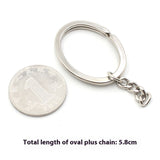 Silver Keychain Phone Pendant