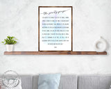 The Serenity Prayer - Wooden Kitchen blessing - God grant me the serenity - Contemporary decor - Religious wall art - Nursery wall art - 310340