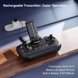 Ruko U11S Foldable Drone for Adults - 4K Ultra HD Camera, 120° FOV, GPS Auto Return, 40-Min Flight Time, 5G Live Video Transmission, Beginner-Friendly with Follow Me & Circle Fly Functions, Includes Carrying Case