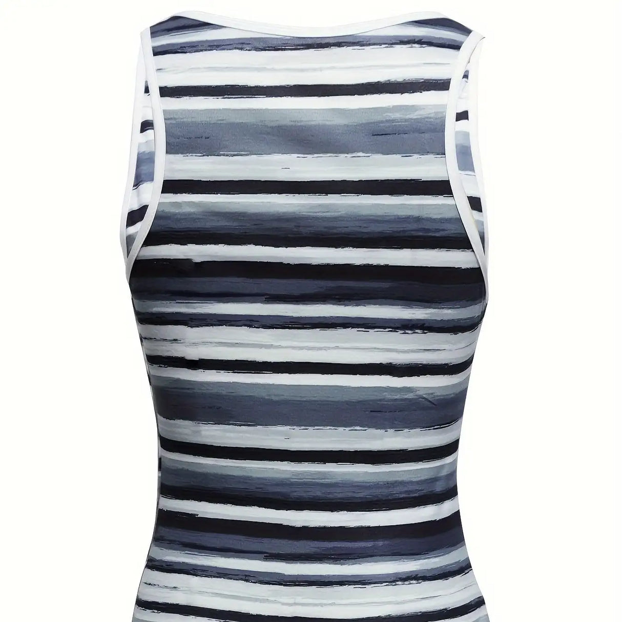 Ladies' Fashionable V-neck Striped Fashionable Casual Camisole Vest - Lootquake