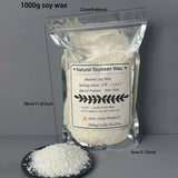 100 g à 1 000 g de cire de soja naturelle pour la fabrication de bougies parfumées DIY